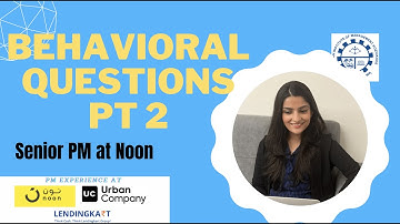 Behavioural Questions | Clear PM Interview | Product Manager Guide