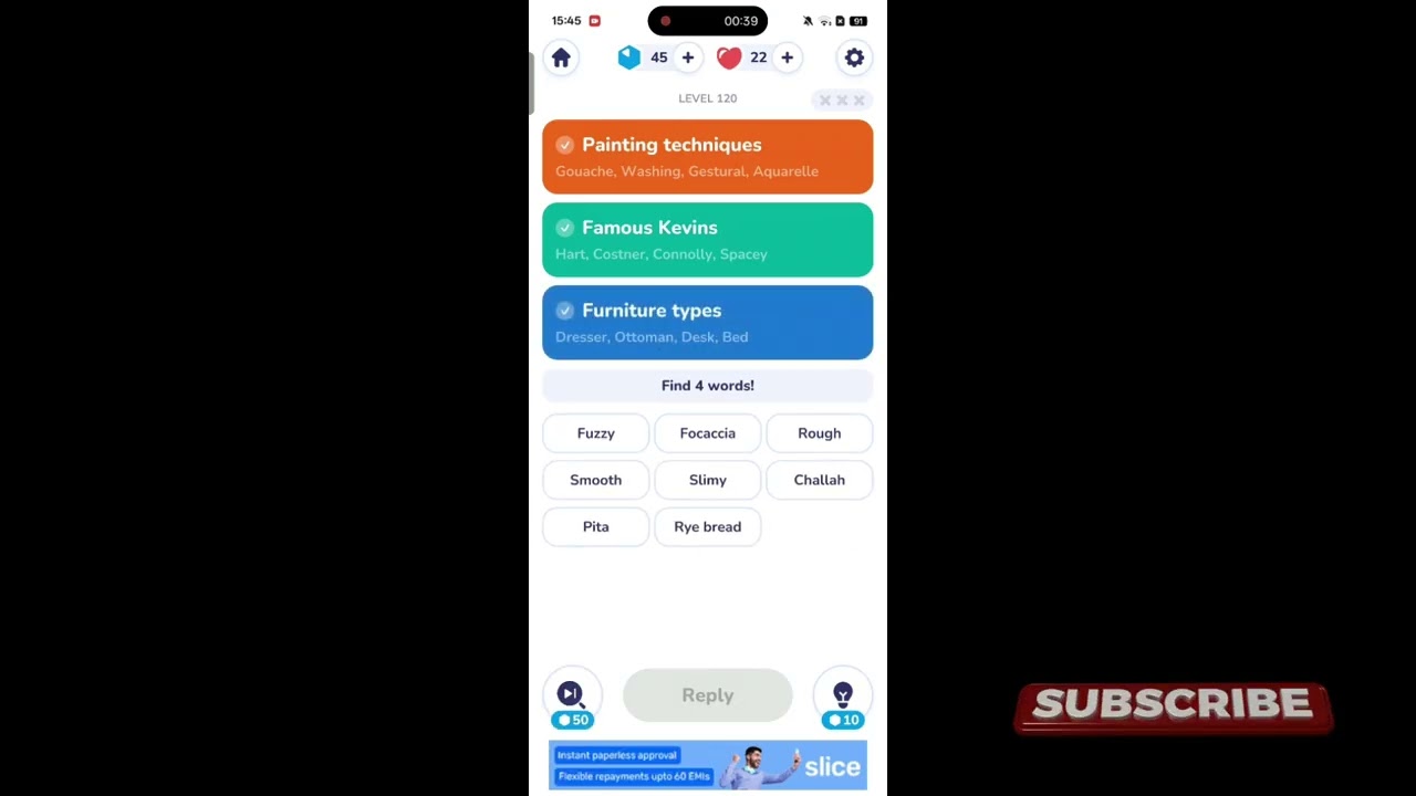 Word Connect Find Four Words Level 120 Answers 🧠🔠 | Go Answer