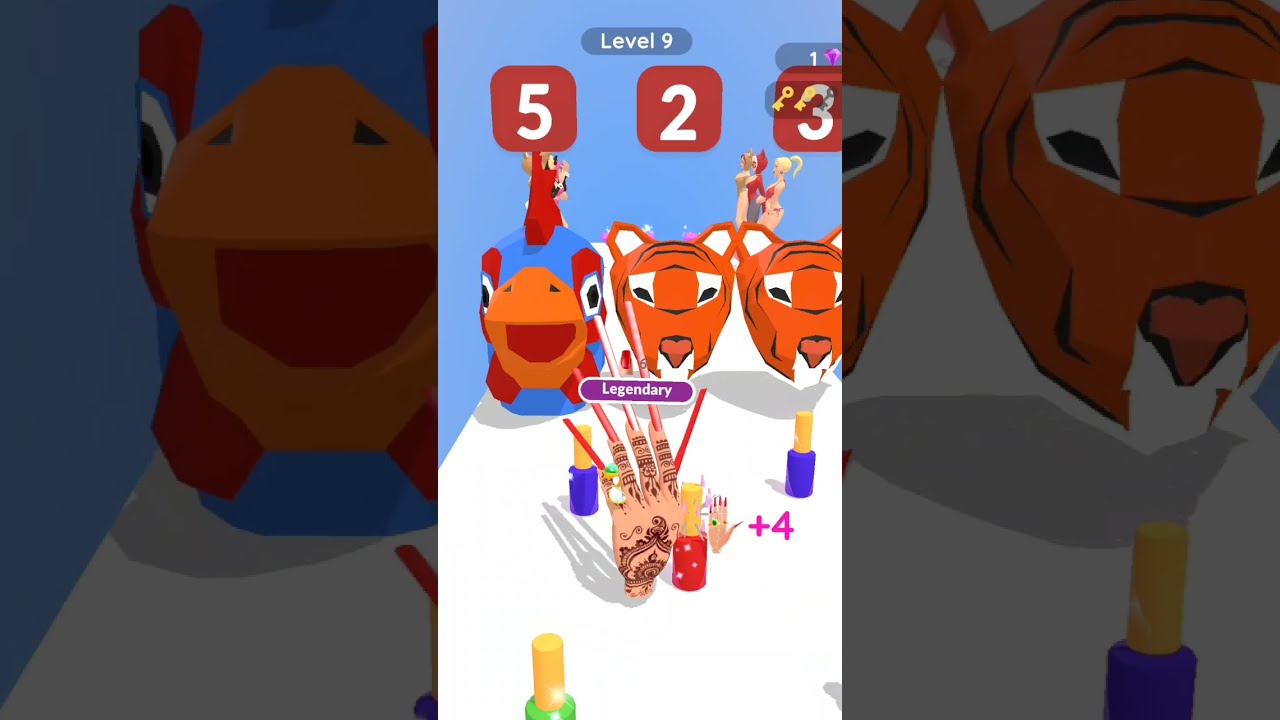 Hand Evolution Runner💅👸🏼All levels gameplay lvls -9 Android ios new game 