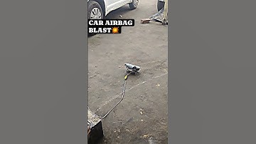 car airbag blast. #airbag #Car#trending #shorts