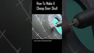 How To Make A Cheap Deer Skull #short #fursuit #fursuitmaker #spookyseason #tutorial #furry