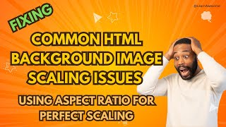 How to Scale Background Images Without Distortion Using CSS aspect-ratio