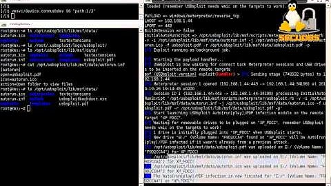 USBsploit 0.4 BETA: USB Auto[run|play]/PDF Infection through Meterpreter & files dumping