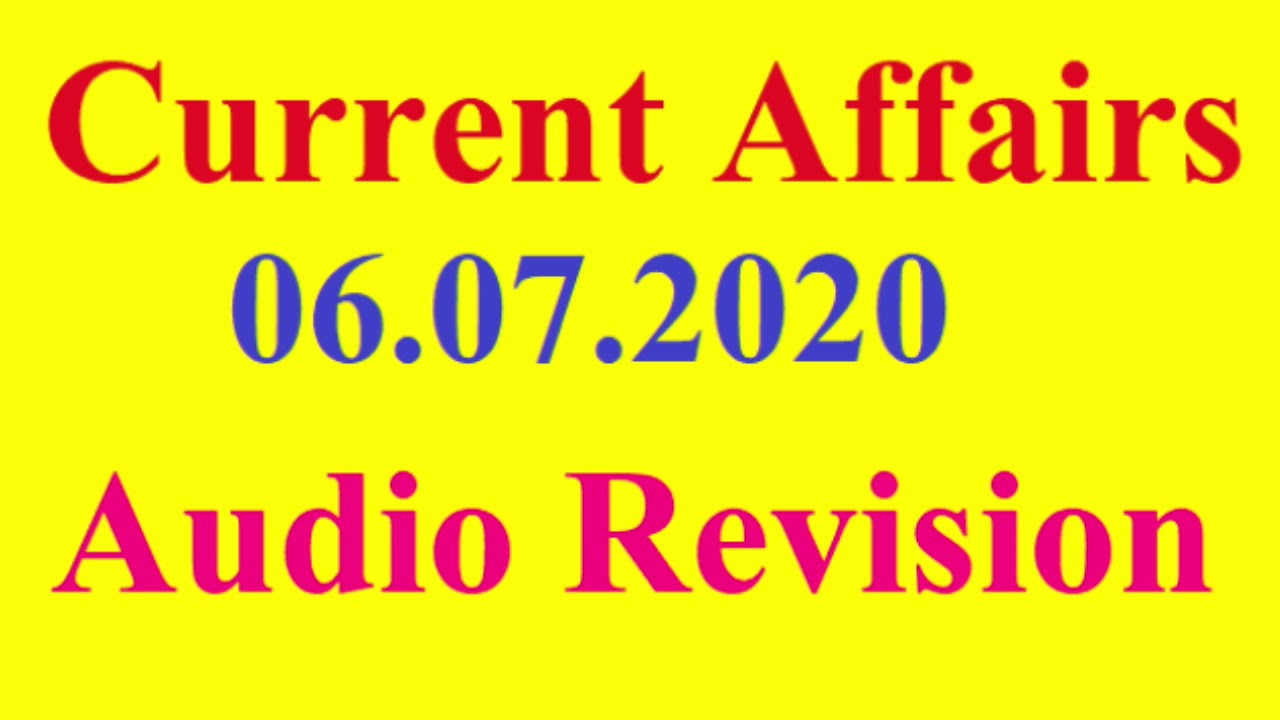 Most Important Current Affairs 