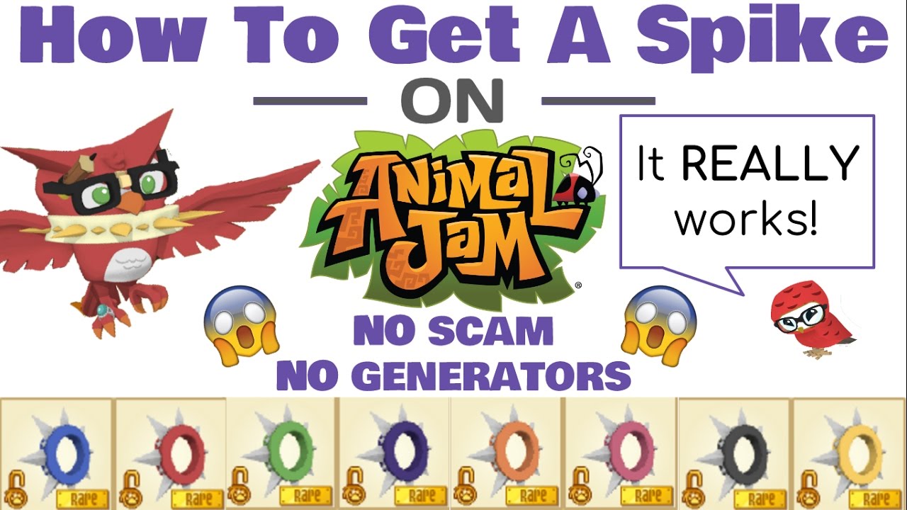 How To Get A Spike On Animal Jam - Step By Step!
