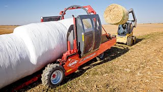 Wrapping Cow Bedding - KUHN Optiwrap OWR 6000