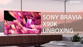 Unboxing and Set up guide | BRAVIA XR™ X90K Full Array LED Google TV