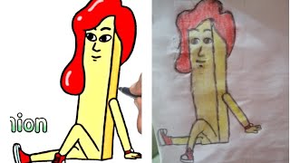 طريقه رسم شخصيه Potatos من كرتون ابل وانيون بطريقه سهله ?