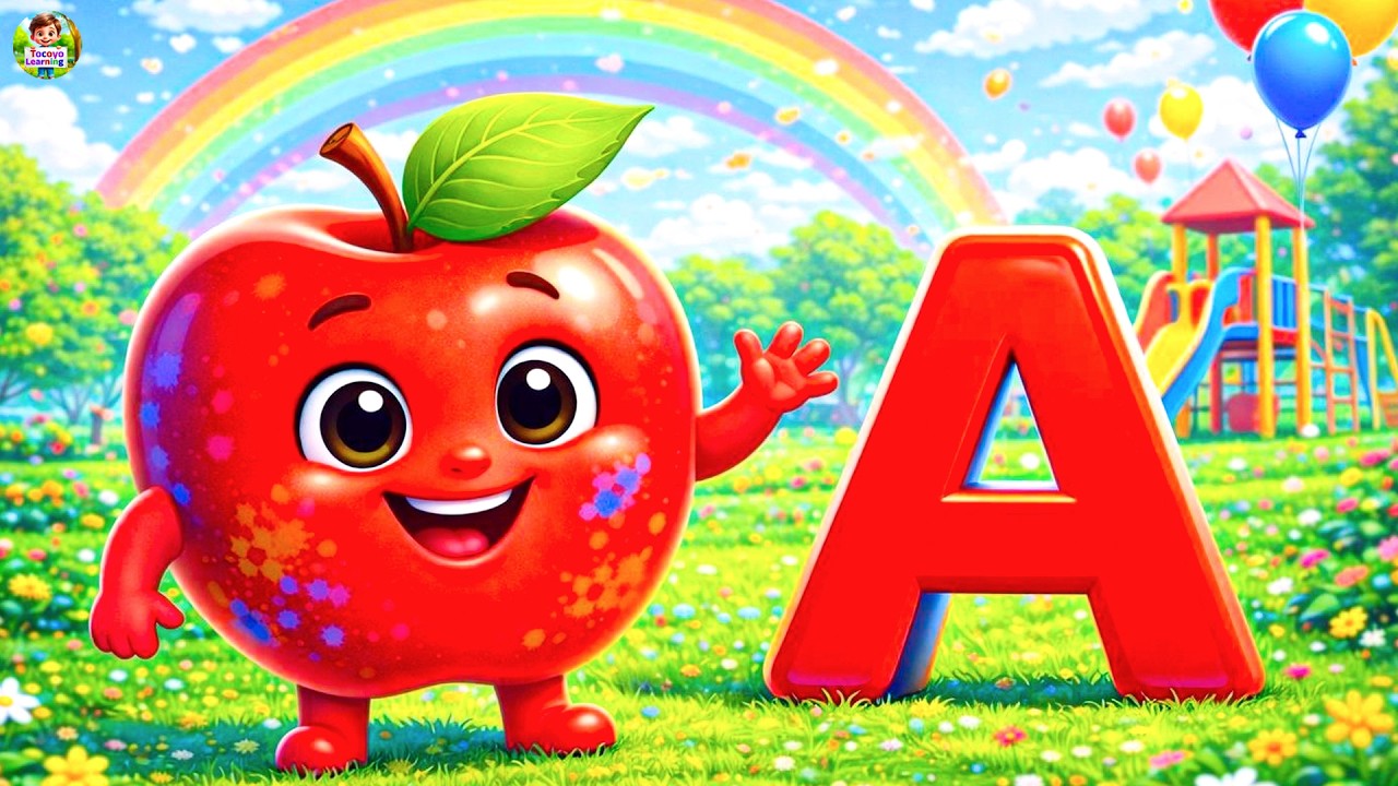 Phonics Song with TWO Words - A For Apple B For Ball - ABC Alphabet ...