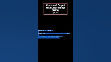 How To View Output With Line Number In Linux : Files Content, Commands #shorts #linux