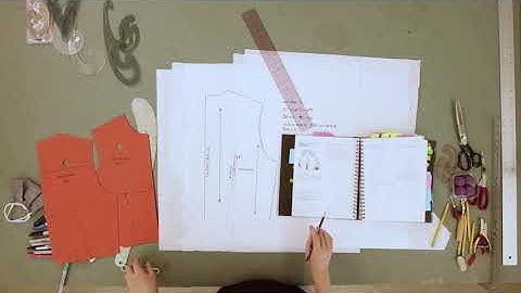 UNT Fashion Design Pattern Making 1 :      Stylelines Unit: 804: Armhole Princess: Back