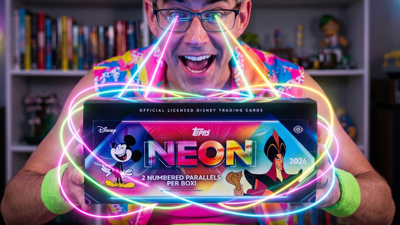 BOOM BABY!!! Topps Disney Neon 2026 is surprisingly GREAT!! - YouTube