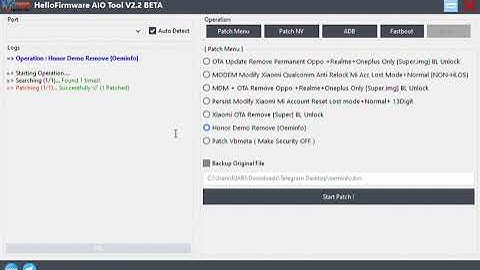 How To Remove Huawei Honor Any Model Demo Mode/Retail Mode Via HelloAIO Tool । Hello Firmware
