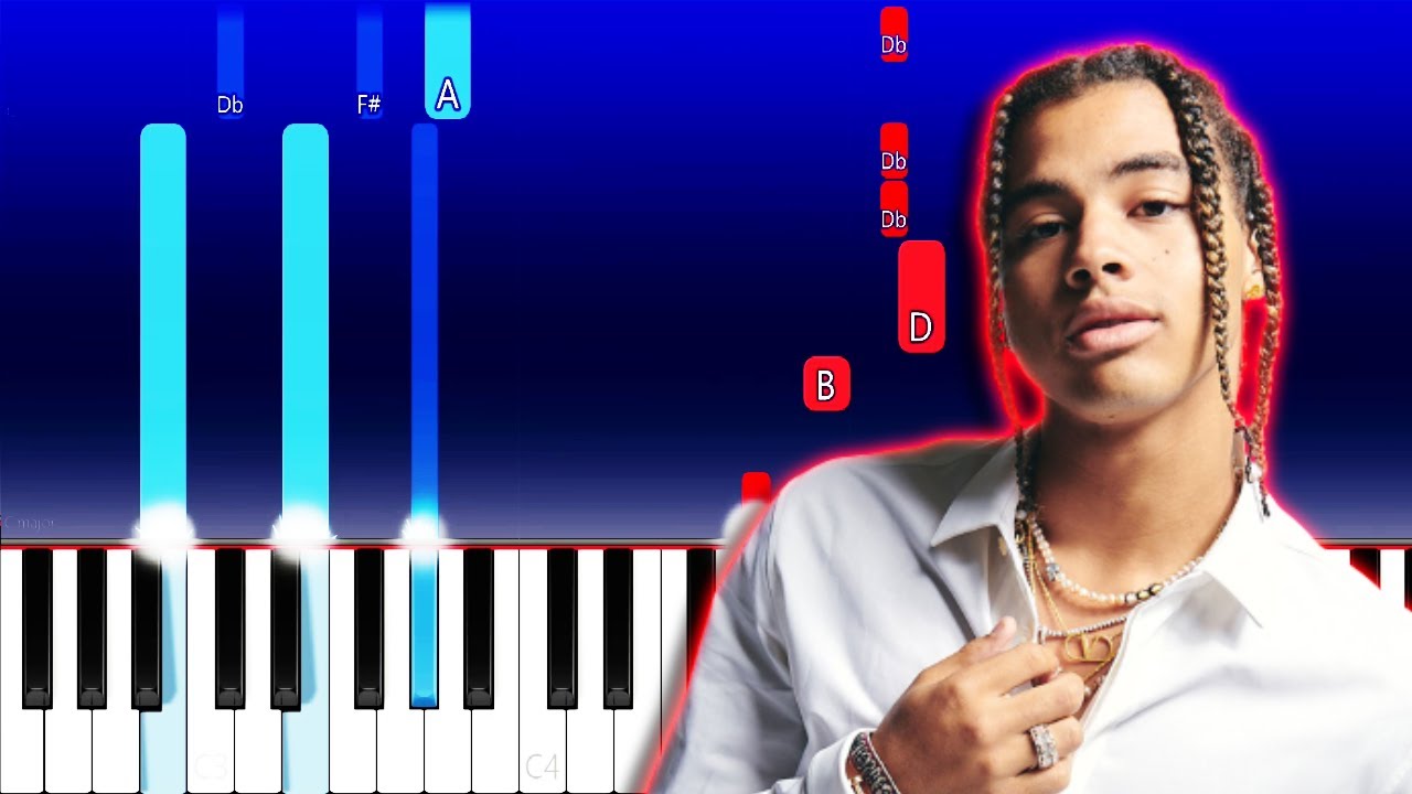 24kGoldn - In My Head (Piano Tutorial)