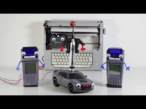 Knight Rider Theme On An Electric Toothbrush Card Machines And A Typewriter 