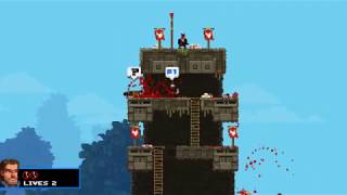 Broforce gameplay levels 1 and 2