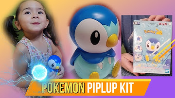 🙂 Pokemon PIPLUP How to Build Bandai Model Kit Toys for kids Unboxing