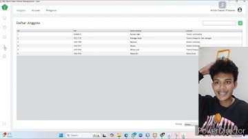 UTS PEMVIS MUHAMMAD ERLANGGA ISHAK PRODI SISTEM INFORMASI A01422023 APLIKASI PERPUSTAKAAN