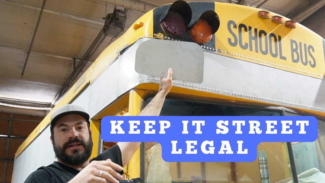 Deleting the Flashers to Keep You STREET LEGAL (Skoolie Conversion