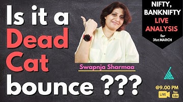 Is it a Dead cat Bounce?? II NIFTY BANKNIFTY Live ANALYSIS for 30th March 2021