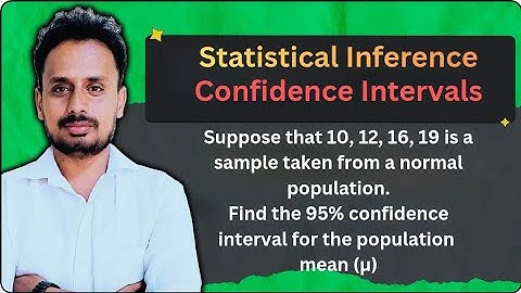 Confidence intervals | Statistical inference | Sampling Distribution Explained  