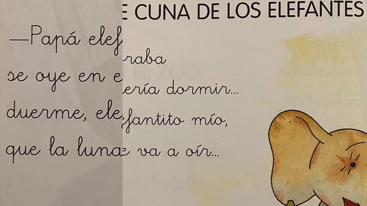 Poema Cancion De Cuna Del Elefante