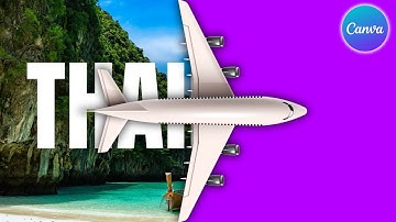Create a Travel Intro Animation with Text Reveal Effect in Canva / Easy Tutorial