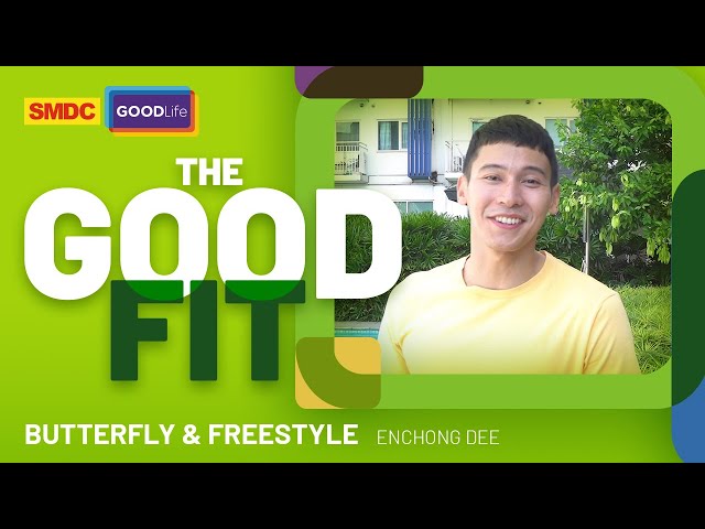 Learning Butterfly and Freestyle Strokes with Enchong Dee on SMDC The Good Fit class=