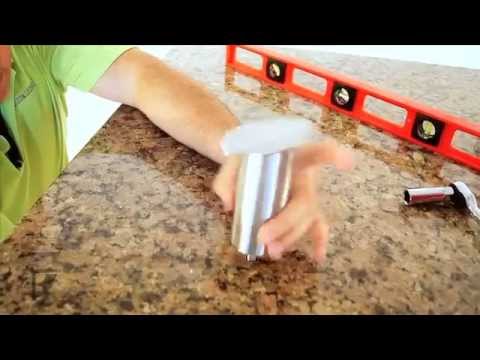 Federal Brace Floating Countertop Support Posts Youtube
