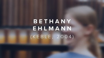 In profile with Bethany Ehlmann (Keble, 2004)