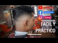 TUTORIAL DE BARBERIA 💈 MID FADE 💈 DESVANECE COMO PROFESIONAL