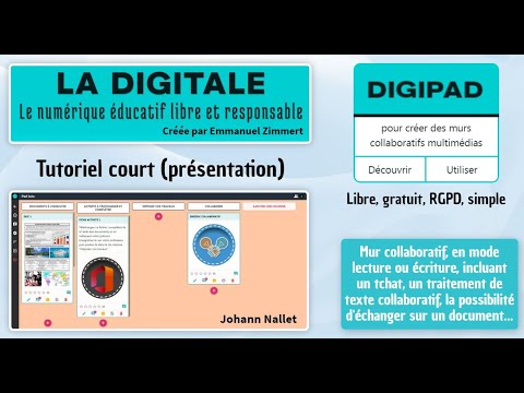 Tutoriel - Digipad (Ladigitale) (court / présentation)