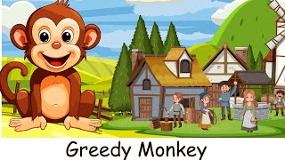 A Mischievous Greedy Monkey | English Moral Stories | Bedtime Stories for Kids | Cartoons for Kids