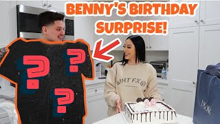 SURPRISING BENNY WITH THIS FOR HIS BIRTHDAY! AWWW SO CUTE!