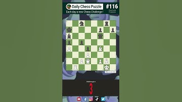 #116 Daily Chess Puzzle [mate in 1 move] Checkmate