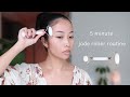 Quick 5 minute jade roller routine follow along
