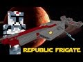 Star wars the clone wars republic frigate in minecraft