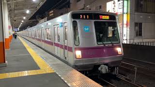 東京メトロ8000系8108F 草加駅発車