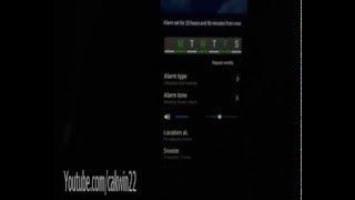 How to Set Enable Alarm on Samsung Galaxy S4 Android Jelly Bean screenshot 4
