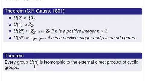 Factoring the groups U(n)