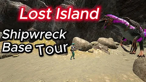 Best Shipwreck Cave | Lost Island | Base Tour | Unofficial | Astro PvP