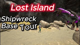 Best Shipwreck Cave | Lost Island | Base Tour | Unofficial | Astro PvP