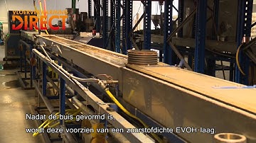 Productie vloerverwarmingsbuis