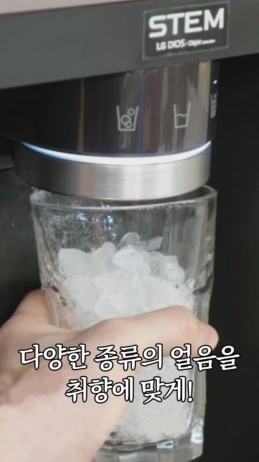 다양한 종류의 얼음을 취향에 맞게~