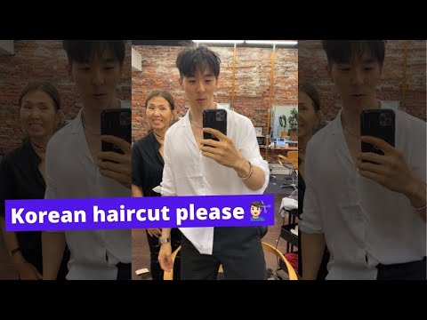 When you ask for a Korean-style haircut ??‍♂️ [NYC K-TOWN]