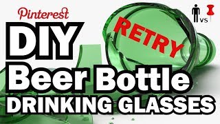 DIY Beer Bottle Cutting (Retry) - MAN VS. PIN #8.5