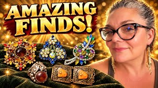 Vintage Jewelry Haul: Scandinavian Cherry Amber Ring, 1930s Mexican Copper & Juliana!