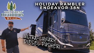 BEAUTIFUL UltraLuxury Diesel Pusher that Sleeps 10!  Holiday Rambler Endeavor 38N