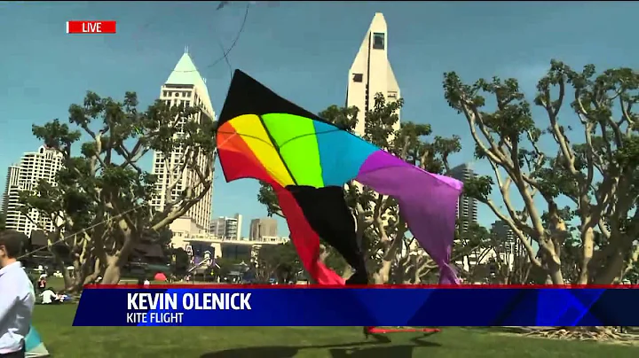 Flying Kites at Seaport Village with Kevin Olenick...