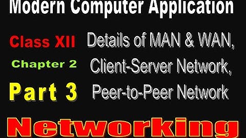 COMA | Chapter 2 | Computer Networking | Part 3